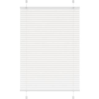 Plisségardin Hvid 95x100 cm Stofbredde 94,4 cm Polyester