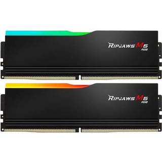 G.Skill G.Skill Ripjaws M5 RGB DDR5-6400 - 96GB - CL32 - Dual Channel (2 pcs) - Intel XMP - Sort med RGB