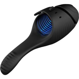 Leopard - Genopladelig Eikelvibrator (Sort)