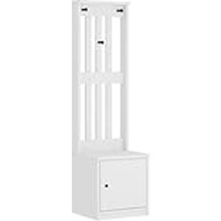 Hall Træ Sandens 87X40X159,5 Cm Massivt Fyrretræ - Hvid / 45 x 40 x 159.5 cm