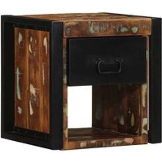 Sengeskabe 40X35X40 Cm Massivt Ru Mangotræ - 1 / Massivt genanvendt træ