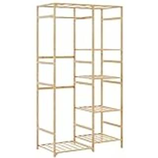 Tøjstativ Med Hylder 100X50X184,5 Cm Bambus