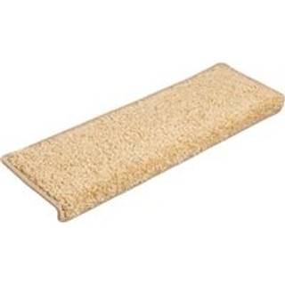 trappemåtter 30 stk. 65x21x4 cm cremefarvede rektangulære kanter