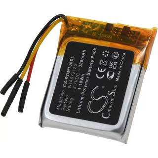 Batteri Passer til Rode Mikrofonsystem Wireless Go Typ NTA572125