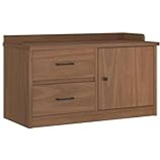 entrébænk SANDNES 87x40x50 cm massivt fyrretræ