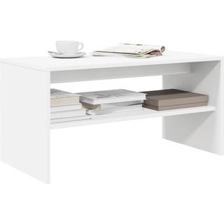 Tv-Bord Konstrueret Træ - Hvid / 60 x 40 x 40 cm