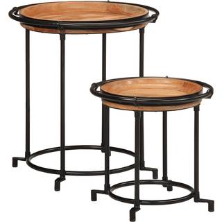 Sideborde 2 Dele - Massivt akacietræ