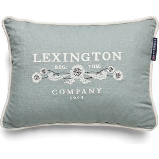 Lexington Logo Cushion 30x40 Cm - Pyntepuder & Betræk Bomuld Eucalyptus - 12514105-8404-SH10