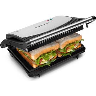Panini Maker 800W - Sølv, Panini grill - York