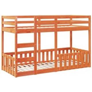 Køjeseng Massivt Fyrretræ - Gyldenbrun / 75 x 190 cm