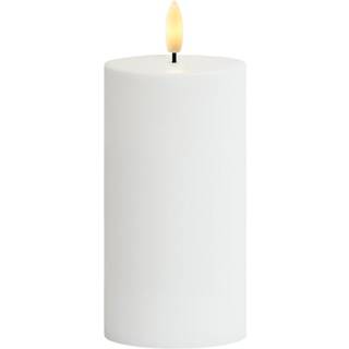 Sille Solar Ø7,5 x H15cm, Hvid