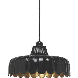 PR Home Wells hængelampe, sort/guld, Ø 43 cm, metal