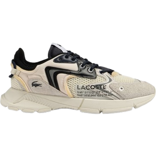 LACOSTE Herren Sneaker beige,schwarz Textil & Canvas