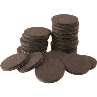 Softouch 4728395n Heavy Duty 1-1/2 tommer filtm?bler til at beskytte tr?gulve mod ridser Brown 24 t?ller