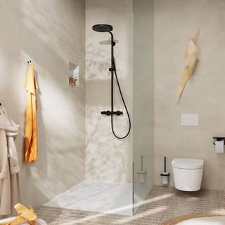hansgrohe Pulsify S Puro Showerpipe 260 1jet EcoSmart med Ecostat Fine i mat sort