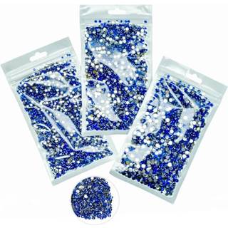 16000st Royal Blue Crystal Harts Rhinestones For Crafts Sapphire Flatback Rhinestones 3mm 4mm 5mm Non-Hotfix Dark Blue Stones Diamonds Crystals G