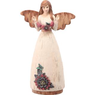 Pavilion Gift Company Simple Spirits 41008 Angel Figurine Holding Hearts 7-1/2-tommer k?rlighed