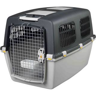 Trixie Gulliver 6 transport box M-L: 64 × 64 × 92 cm light grey/dark grey