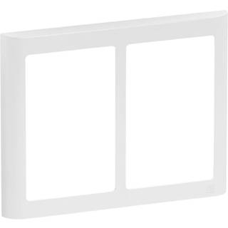 Lauritz Knudsen FUGA SOFT designramme, hvid, 2 x 1,5 modul