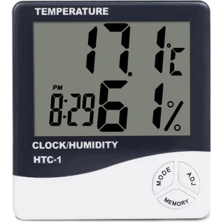 Hygrometer Indeklimamåler HTC-1 - 2 stk
