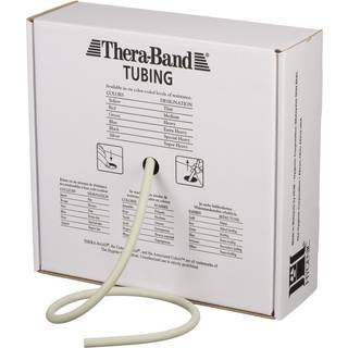 Thera-Band Tubing Level 6 Super Hård Træningselastik Sølv 30,5m