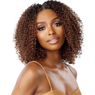 Sensationnel Butta Lace Wigs - Enhed 46 Ekstra bred 5 tommer dyb afsked syntetisk forudoplukket hårgrænse glueless Lacefront (Copperbrown)