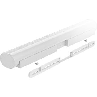 Wali Soundbar Wall Mount designet til Sonos Arc Low Profile Sound Bar Mount Bracket under TV med hardware-kit let at installere (SON003-W) White
