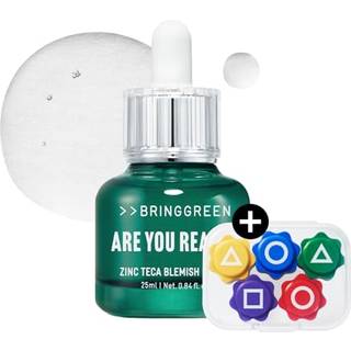Bring Green X Netflix Squid Game Edition Zink Teca Serum 25ml | Beroligende serum til hudens beroligende og oliekontrol | Inkluderer gratis Gongg