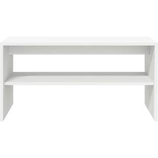 Tv-Bord Konstrueret Træ - Hvid / 80 x 40 x 40 cm