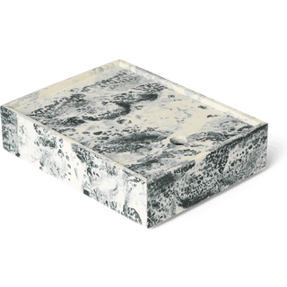 Ferm Living Mist opbevaringsboks 15x20 cm Emerald-off white