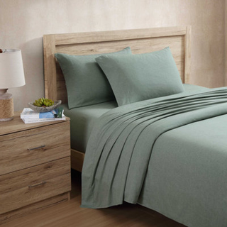 Tommy Bahama-Queen Sheet Set Twill Weave Bedding With Matching Shams og Deep Pockets Wrinkle-Resistent Bed Essentials Oeko-Tex Certified (Paradis