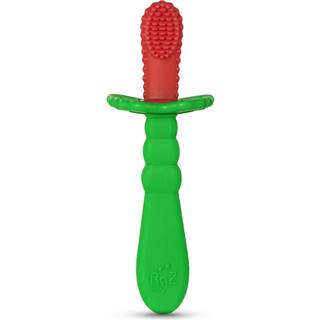 Razbaby Razberry Baby Toothburn - Multi -tekstureret silikone til blid reng?ring & t?nder lettelse - perfekt til tidlig mundpleje og selvb?rste -
