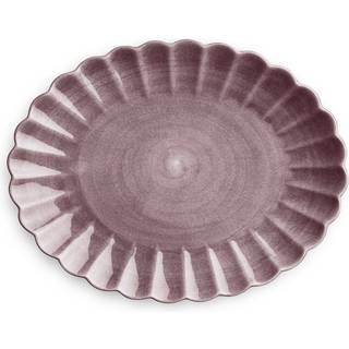 Mateus Oyster Fad 35x30 Cm - Serveringsfad Keramik Blomme - EPL24D