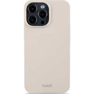 Holdit iPhone 13 Pro Slim Plastic Case - Light Beige
