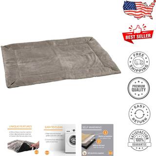 K&H Pet Products Self-Warming Dog Crate Pad XL Selvopvarmet hund & kattebedm?tte b?rbar maskine vaskbar ingen elektrisk n?dvendig justerbar pasfo