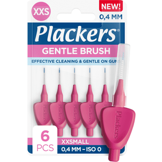 Plackers Gentle Brush XXS 0,4 mm - 6 stk.