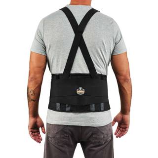 Ergodyne Proflex 1400un Back Support Belt 8.75 """" Spandex Universal St?rrelse Passer til talje 28 """"-46 tommer sort