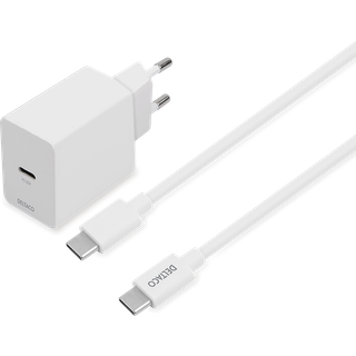 Deltaco USBC-AC146 power adapter - USB-C - 20 Watt