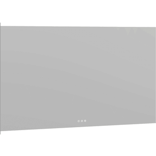 Dansani Panorama spejl 120 cm med vandret lys i top og bund inkl. lysstyring