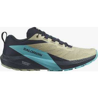 Salomon Men's Sense Ride 5 Alfalfa/Carbon/Peacock Blue, Alfalfa / Carbon / Peacock Blue, 44 2/3
