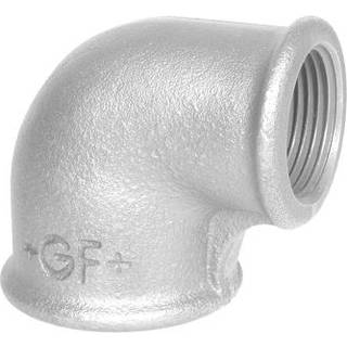 Georg Fischer vinkel 90° galvaniseret reduceret 1.1/2-3/4'' muffe-muffe