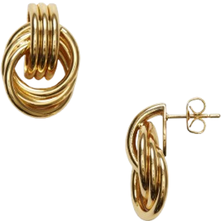 ANNI LU Triplet Øreringe 18 kt. Forgyldt Messing 242-30-40 - Dame - Brass