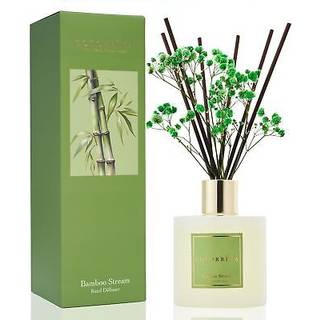 Cocorr? Na Reed Diffuser - Bambus Stream Duftende diffusor med 8 pinde Home Fragrance Reed Diffuser til badeværelseshyldeindretning