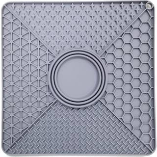 Slikkemåtte XL Cody32x32x5,1 cm koksgrå