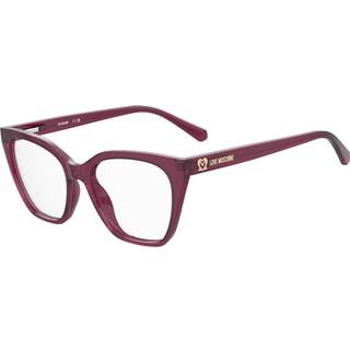 Moschino Kvinde MOL627 MU1 Optiske stel Acetat Fuchsia Firkantet Normal
