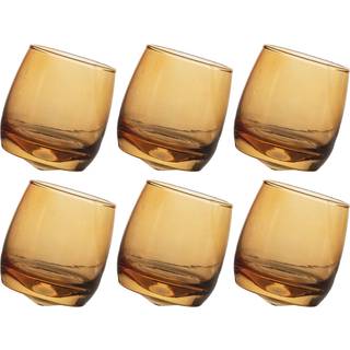 Sagaform Sagaform tumblers med rund bund 30 cl 6-pak Amber