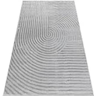 Tæppe BALANCE 1921 grå - Geometrisk, strukturelt, glamour 80x150 cm