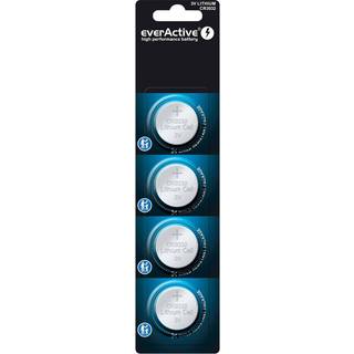 EverActive Mini CR3032 Knapcellebatteri 3V - 4 stk.