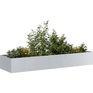 Plantekasse Galvaniseret Stål - 280 x 80 x 40 cm