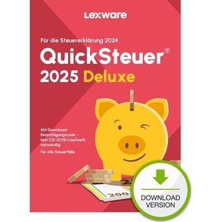 Lexware QuickSteuer Deluxe 2025 Download Selvangivelse 1 licens(er)